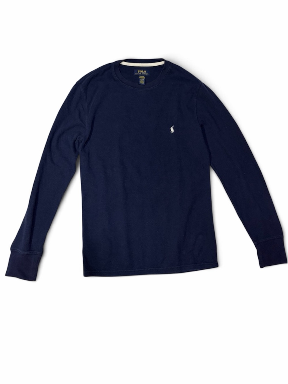 Polo Ralph Lauren Men’s Sleepwear Long Sleeve Shirt Navy Blue Size M